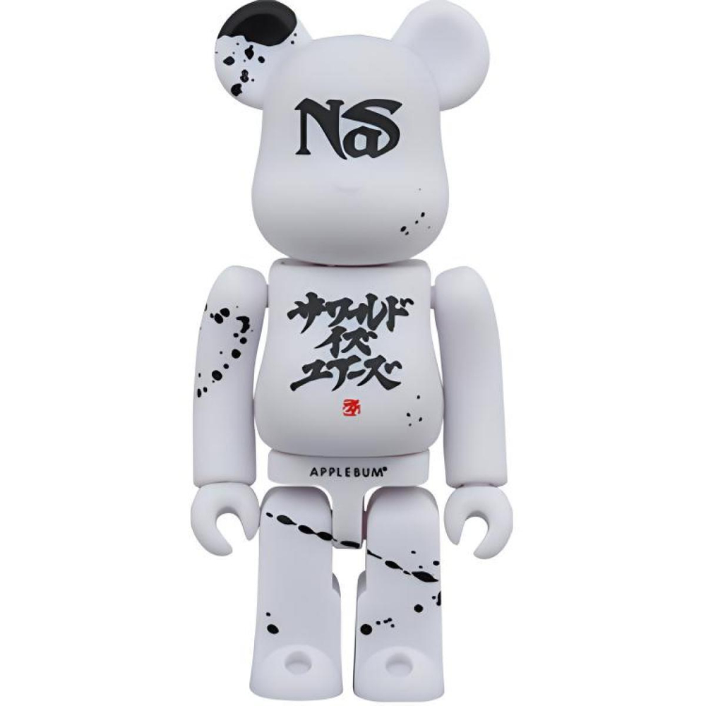 Дизайнерские игрушки BE@RBRICK x APPLEBUM NAS 7cm/28cm/70cm, NASxAPPLEBUM100%+400%/1000%