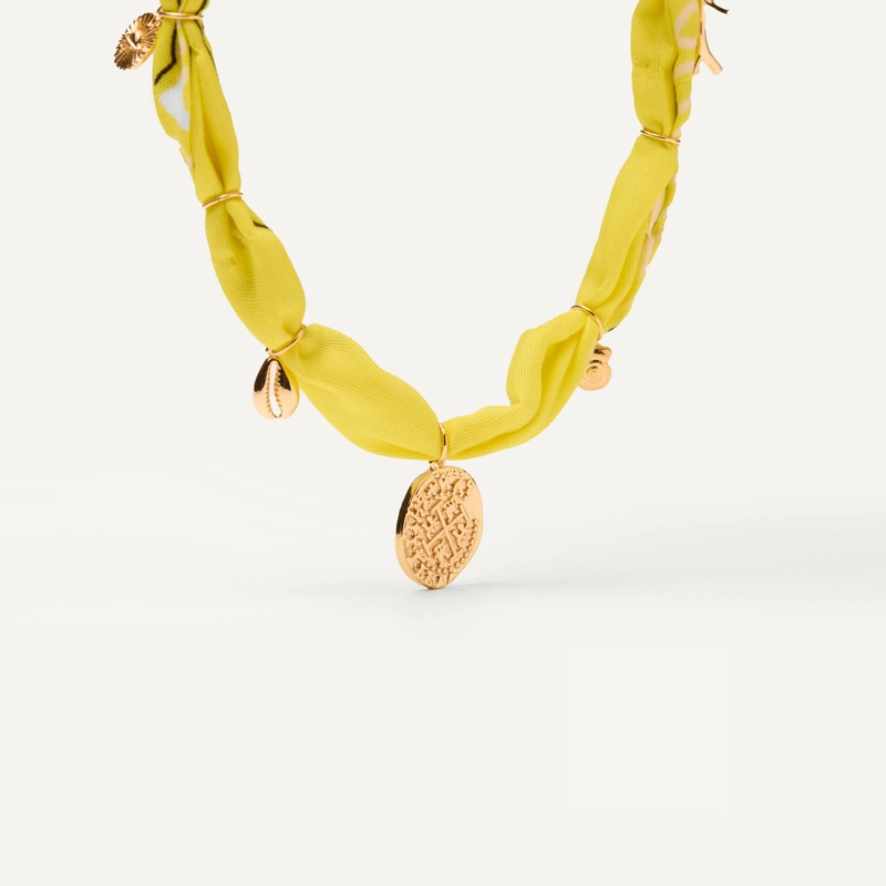 Колье Бандана – Желтое