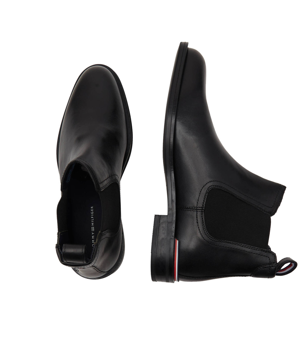 Кожаные челси Tommy Hilfiger - черный(FM0FM04806)