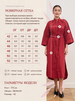 Платье кимоно ажурное