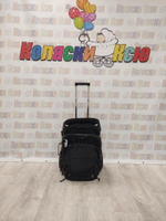 Коляска прогулочная Babalo 2023 полоска серебряная (черная рама)