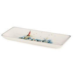 БЛЮДО СЕРВИРОВОЧНОЕ AGNESS "С НОВЫМ ГОДОМ!" 28*12*3 СМ