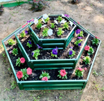 Клумба 3 яруса зеленная