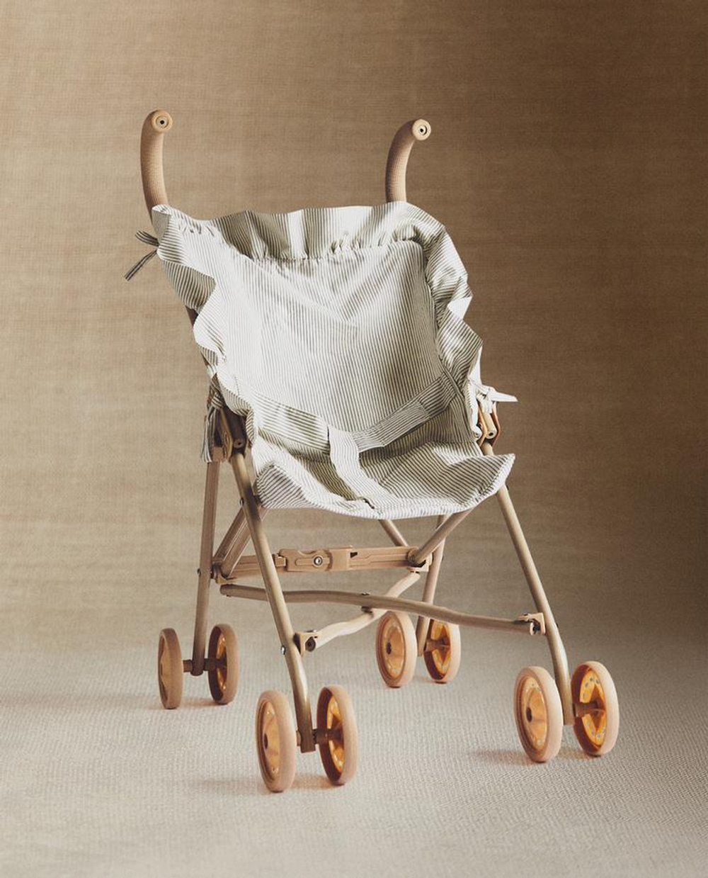 ZARA HOME ДЕТСКАЯ КОЛЯСКА ДЛЯ КУКЛЫ, КРЕМОВЫЙ