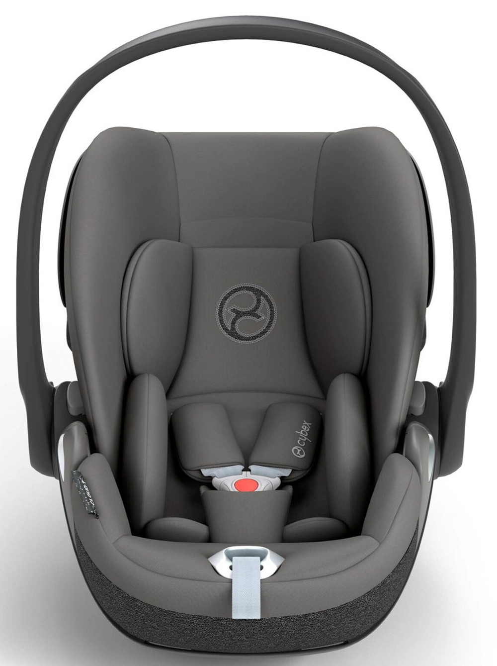 Коляска Cybex Coya Matt Black Frame Cloud T i-Size Mirage Grey Plus Leaf Green с дождевиком и бампером