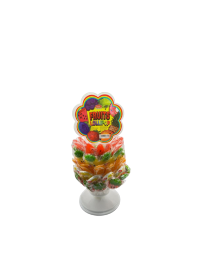 Стойка чупс FRUITS 15гр 12*60