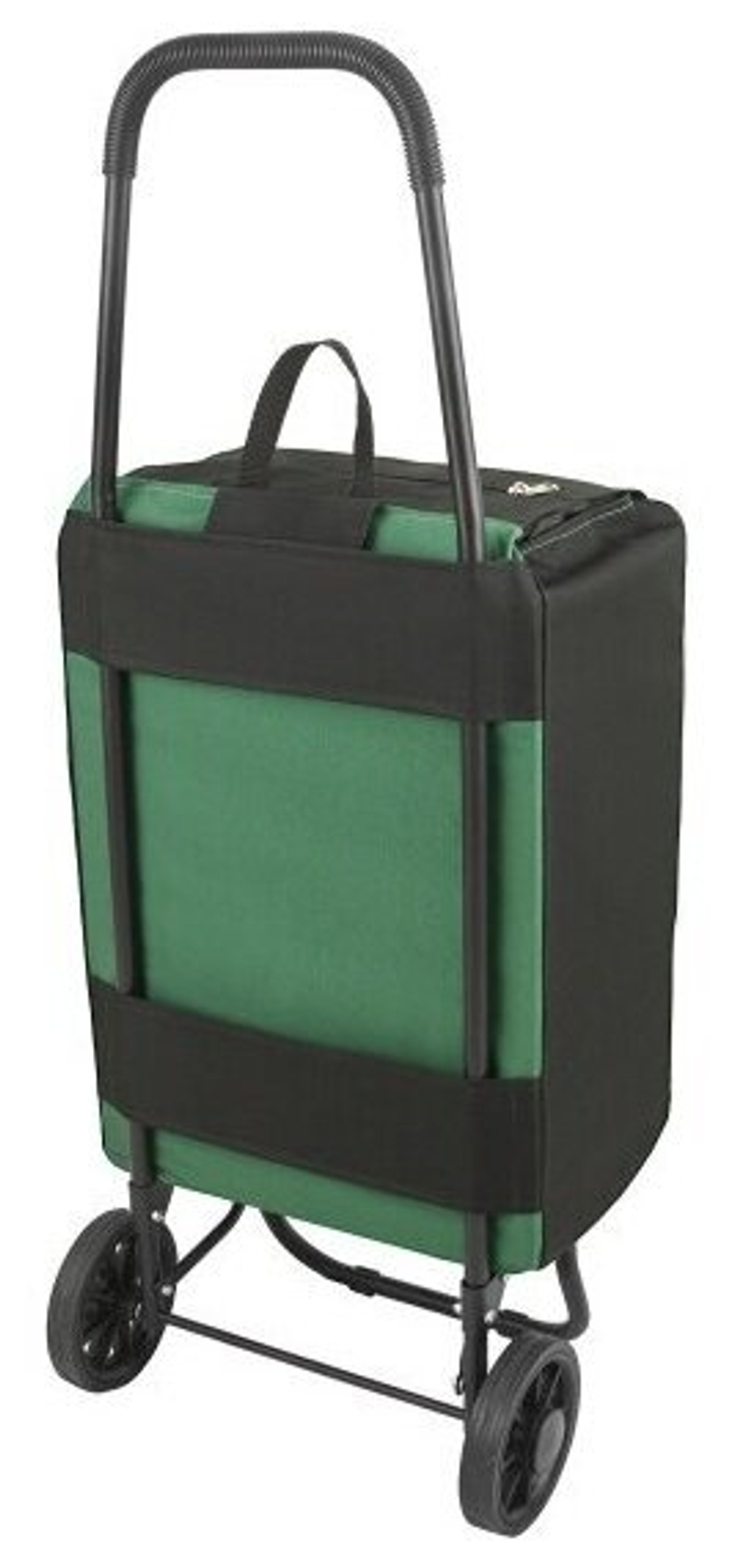 СУМКА ТЕЛЕЖКА ПОПУТЧИЦА ИСТОК ЧЕРНЫЙ ЗЕЛЕНЫЙ СТП12