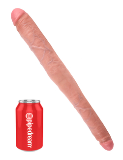 Pipedream Tapered Double Dildo - Двухголовый фаллос утолщенный с одного конца L 43.5 см, ø 3.8-4.5 см