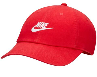 Теннисная кепка Nike Club Unstructured Futura Wash Cap - красный