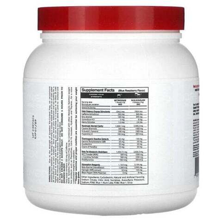 Предтренировочные комплексы Metabolic Nutrition, Synedrex, предсоревновательный продукт, голубая малина, 420 г (14,8 унции)