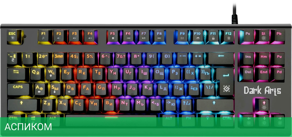 Клавиатура Defender Dark Arts GK-375 (45375)