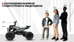 Детский бензиновый квадроцикл MOTAX GRIZLIK MINI ES BW с электростартером и родительским пультом