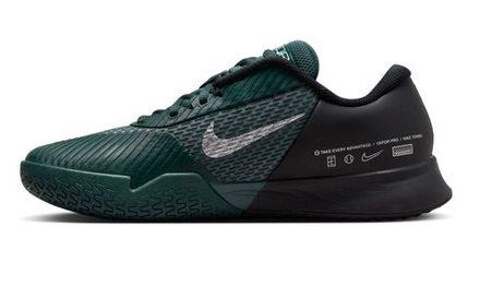 Мужские кроссовки теннисные Nike Air Zoom Vapor Pro 2 Premium - black/deep jungle/clear jade/multi-color