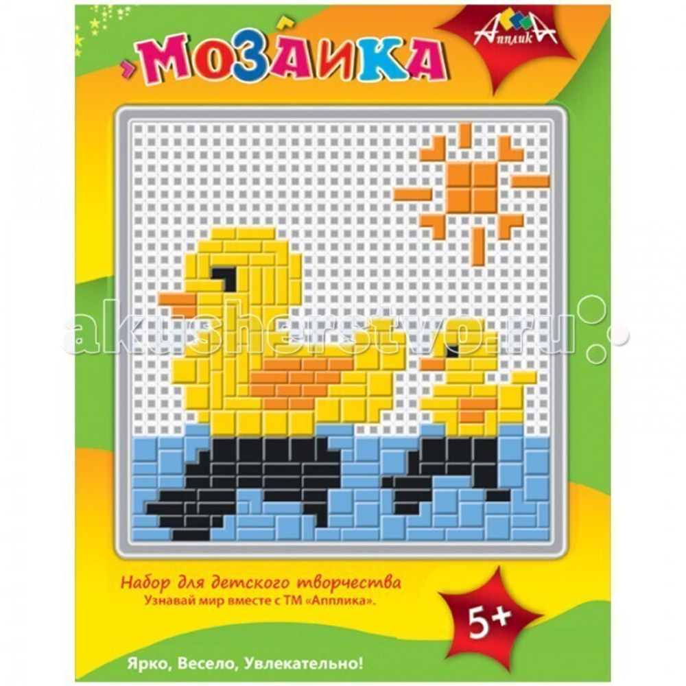 Набор д/творчества  МОЗАИКА пласт. А5 "Утки" (132х2)
