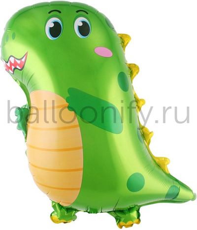 Шар (24''/61 см) Фигура, Маленький динозаврик, 1 шт.