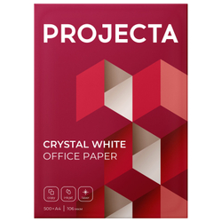 Бумага офисная А4, 80 г/м2, 500 л., марка А, PROJECTA ULTRA, Россия, 162% (CIE)