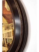 Картина на стену в круглой раме на холсте 47 см