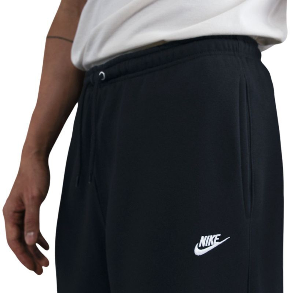 Теннисные брюки Nike Club Open-Hem Fleece - Black