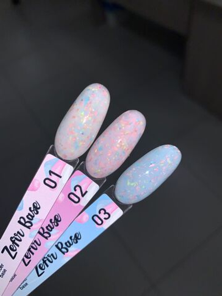 Камуфлирующая база Луи Филипп  Rubber Base Zefir № 02, 15мл