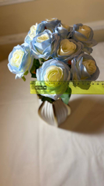 Искусственные цветы, желтые подсолнухи / Высота 44 см. 9 стебелей 9 бутонов/