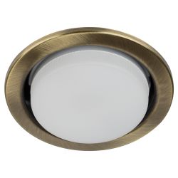 KL35 SB /1 (к) Светильник ЭРА под лампу Gx53,220V, 13W,бронза | Встраиваемые светильники Для ламп GX53