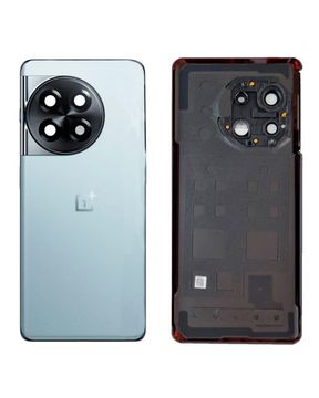 Задняя крышка для OnePlus 11R (PHK110) / Ace 2 (CPH2487) серебристый (Galactic Silver) со стеклом камеры