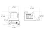 Коллиматор Vector Optics Frenzy-S 1x17x20 Aspheric Pistol, 3 МOA, красная (SCRD-68)