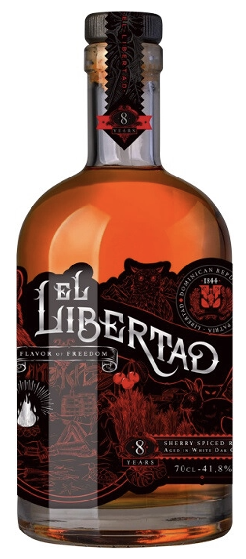 Ром El Libertad Flavor of Freedom Sherry Spiced 8 Years Old, 0.7 л