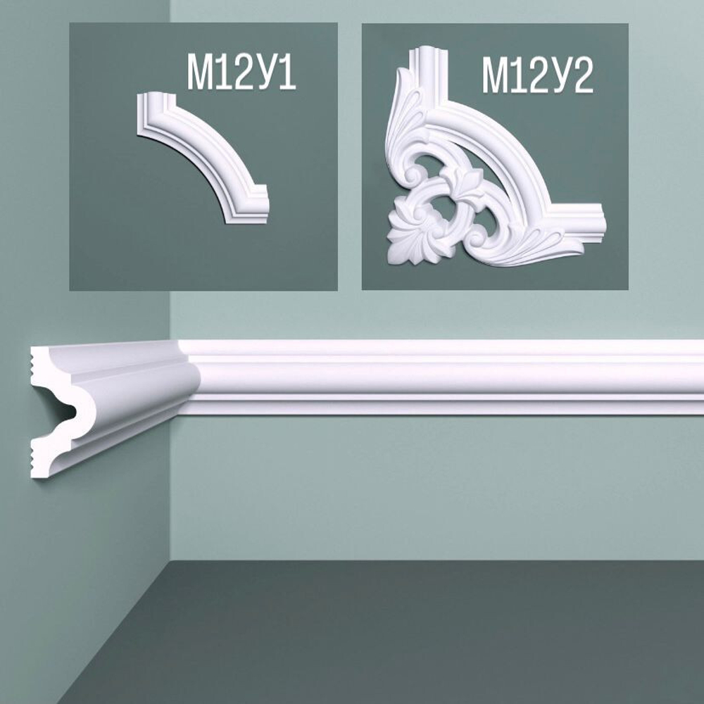 bello deco Молдинг XPS М 12 (40x20) 00-00004593