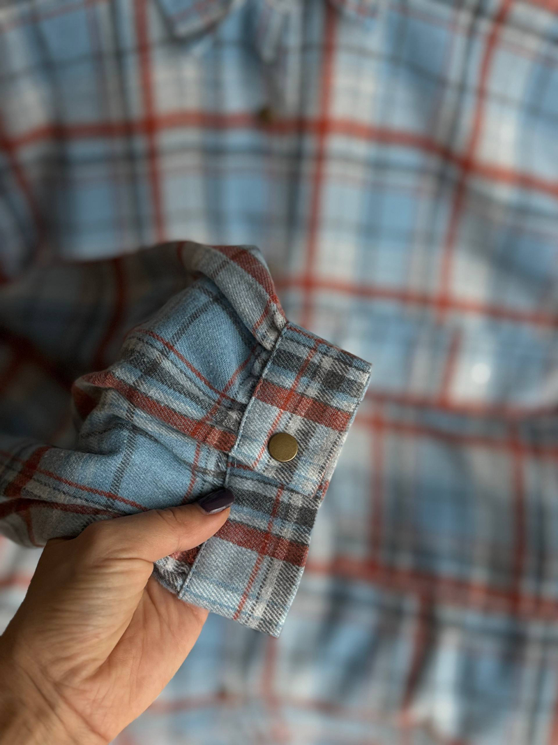 Рубашка женская 226 Голуб.