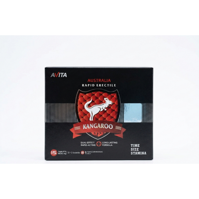 Возбуждающее средство для улучшения эрекции Kangaroo (15 таб. + возбуждающий гель)