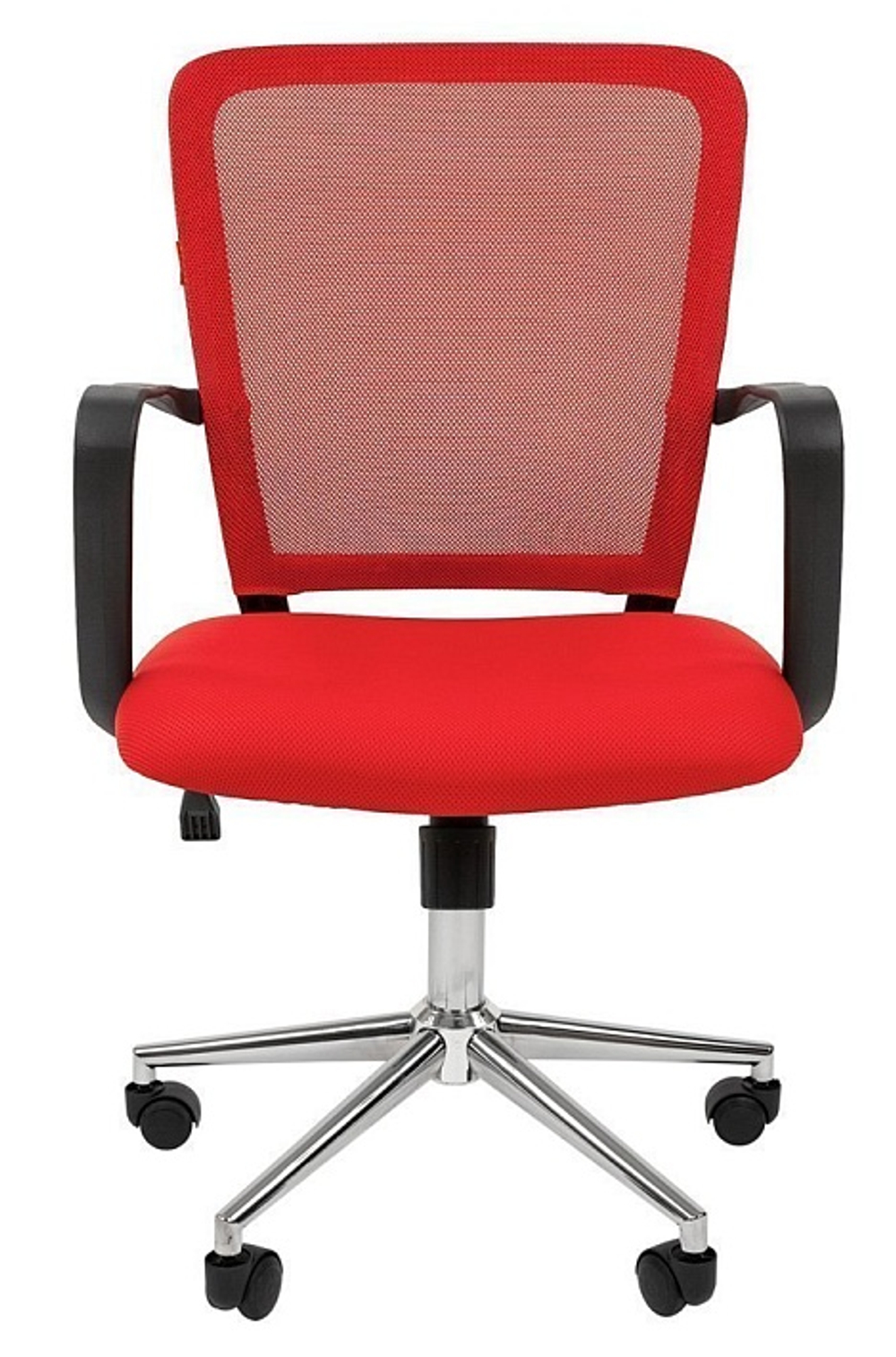 Офисное кресло CHAIRMAN 698 хром, ткань TW/сетчатый акрил