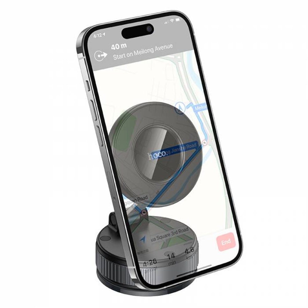 Держатель HOCO H86 Dragon manual suction cup magnetic holder(universal)