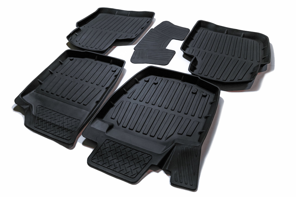 Коврики резиновые в салон 3D PREMIUM для Skoda Rapid (2012-) SRTK.PR.SK.RAP.12G.02061