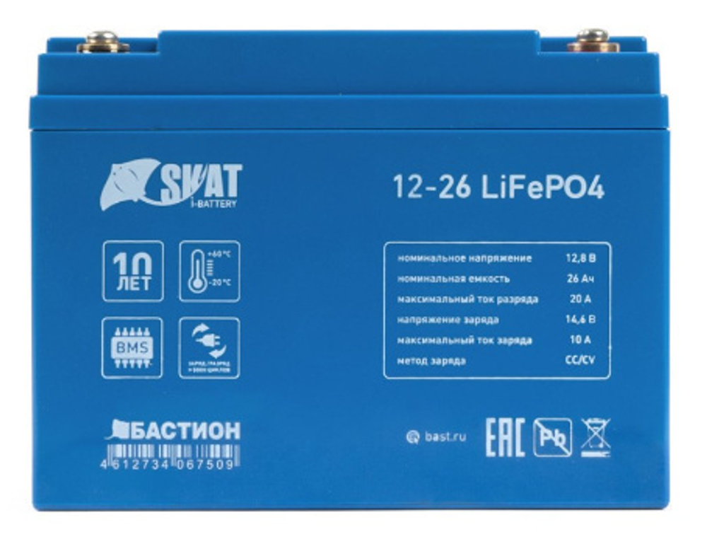 Аккумулятор Бастион Skat i-Battery 12-26 LiFePo4