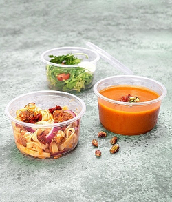 Одноразовые контейнеры 500мл D=127мм Выс:68мм без крышки (50/500шт)