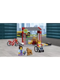 Конструктор Сити Автобусная остановка 377 деталей