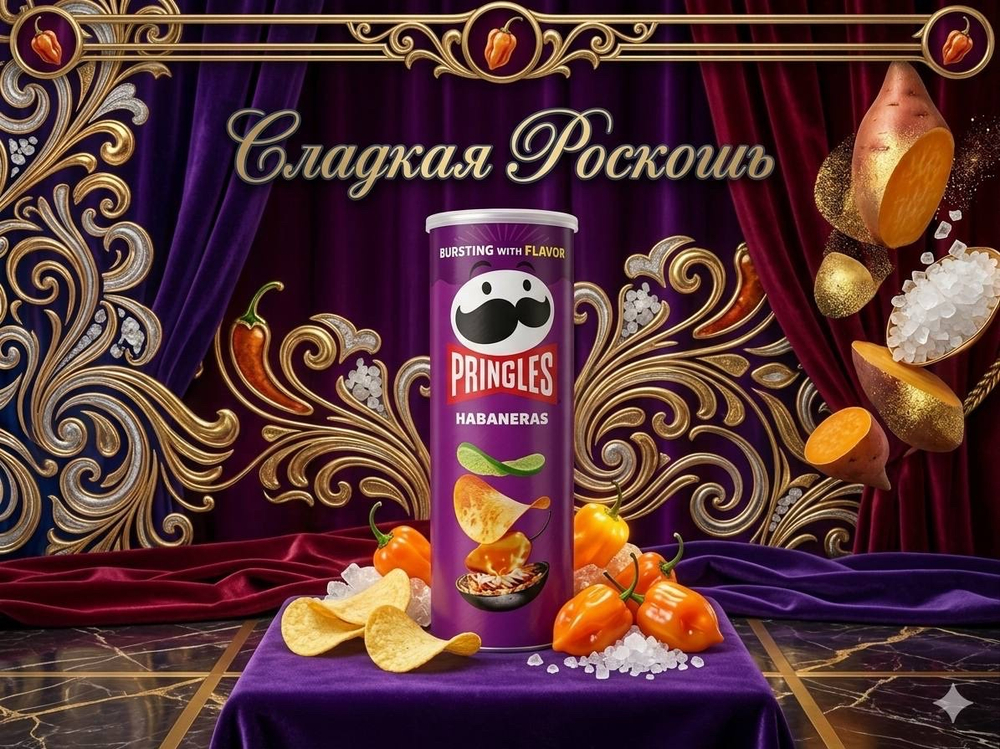 Чипс Pringles  лайм Habaneras США