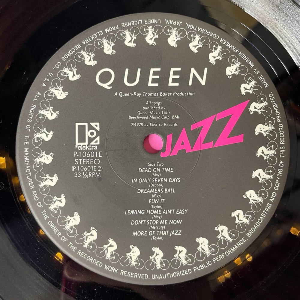 Винтажная виниловая пластинка LP Queen Jazz (Japan 1978) (No Obi) (Poster) Don't Stop Me Now