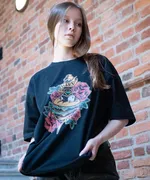 Футболка Hardlunch оверсайз Burger черная