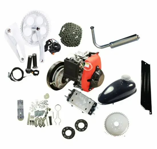 Веломотор 144F (3 лс, полный комплект для установки, ременной редуктор, 4-тактный)