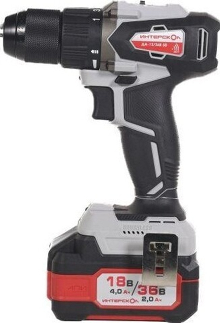 Дрель-шуруповерт аккумуляторная ИНТЕРСКОЛ ДА-13/36В 50 851.2.2.70