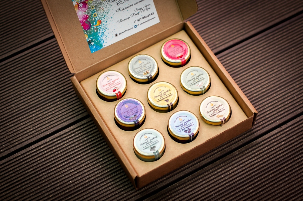 Медовый подарочный набор HoneyForYou "Радуга вкусов"