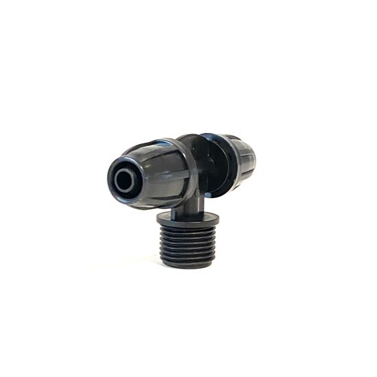 Тройник для шланга  8х11мм с выходом на 1/2’’