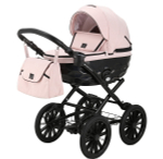 Детская коляска Adamex Chantal Retro 2 в 1 C215 (пудровый)