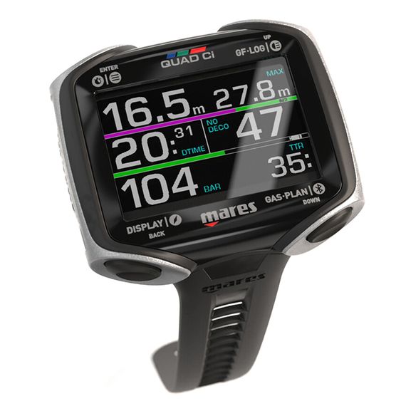 Компьютер для дайвинга Mares Quad Ci воздушноинтегрированный