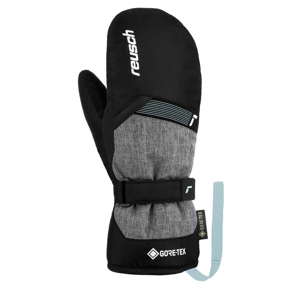 Варежки REUSCH Flash Gore-Tex Junior Black/Black Melange/Cabbage