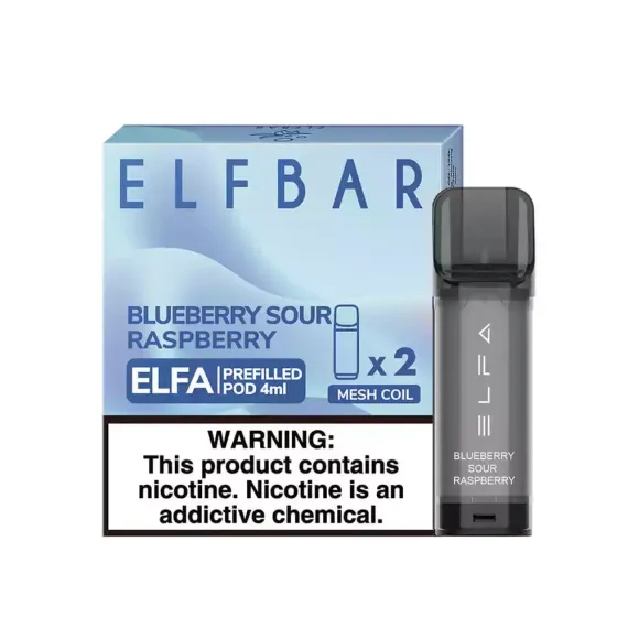 Elf Bar Elfa Pod - Blueberry Sour Raspberry (x2, 5% nic)