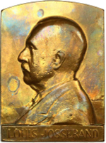 France, Louis Josserand Plaque – 1935 Bronze