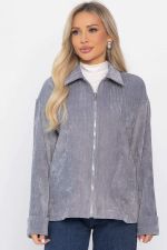 Жакет вельветовый Реджина (серый) Б14564-9М LT Collection
